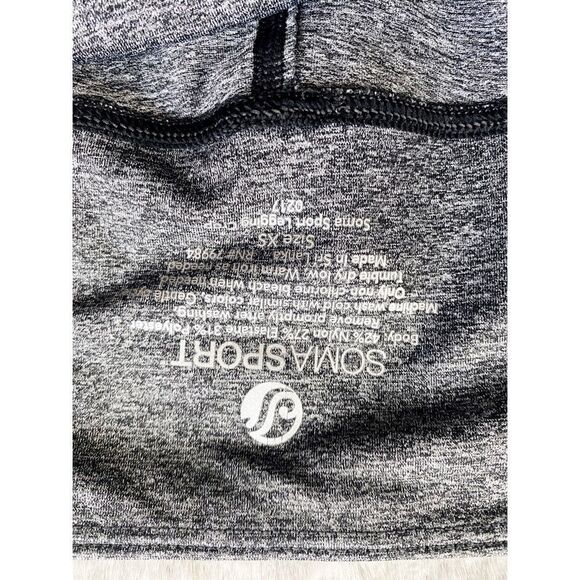 Soma Sport Dark Heather Gray Cropped Leggings - Size XS - Picture 8 of 8